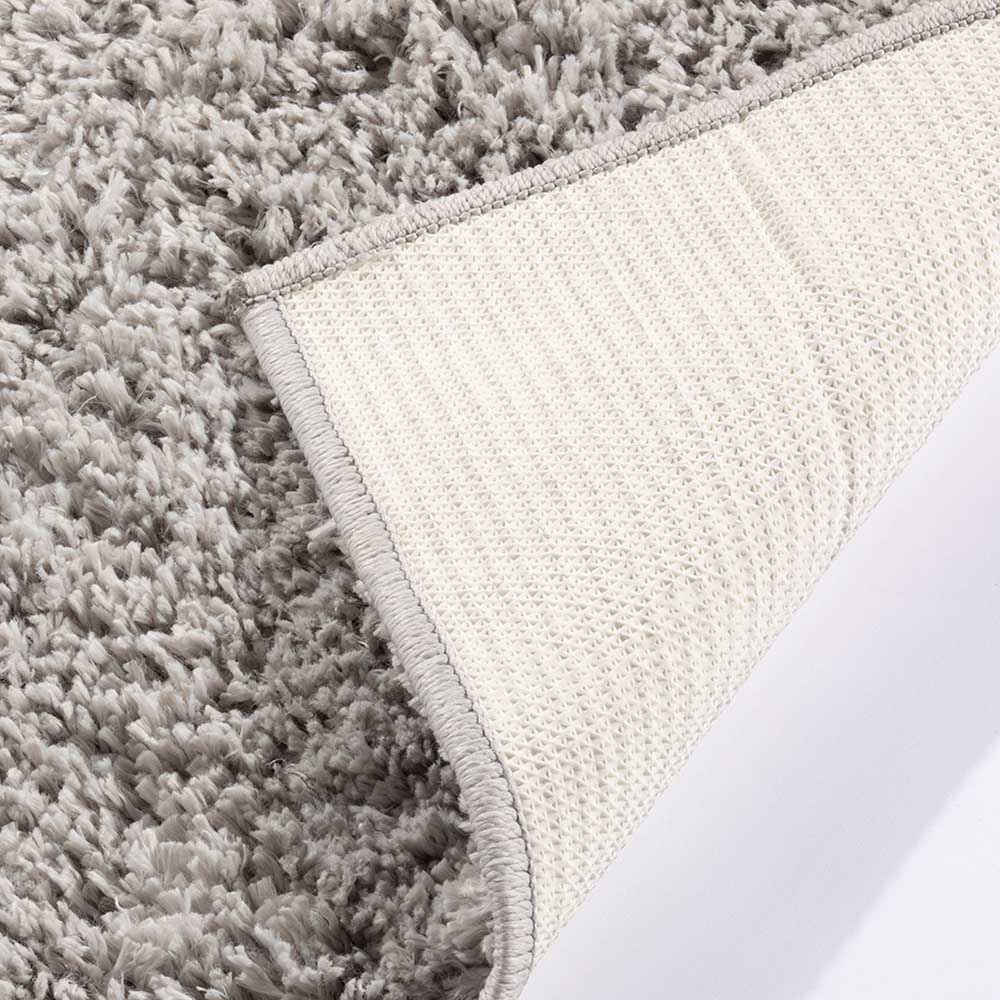 Larissa Plain Shaggy Rug in Ghost Grey by Esselle (DD)