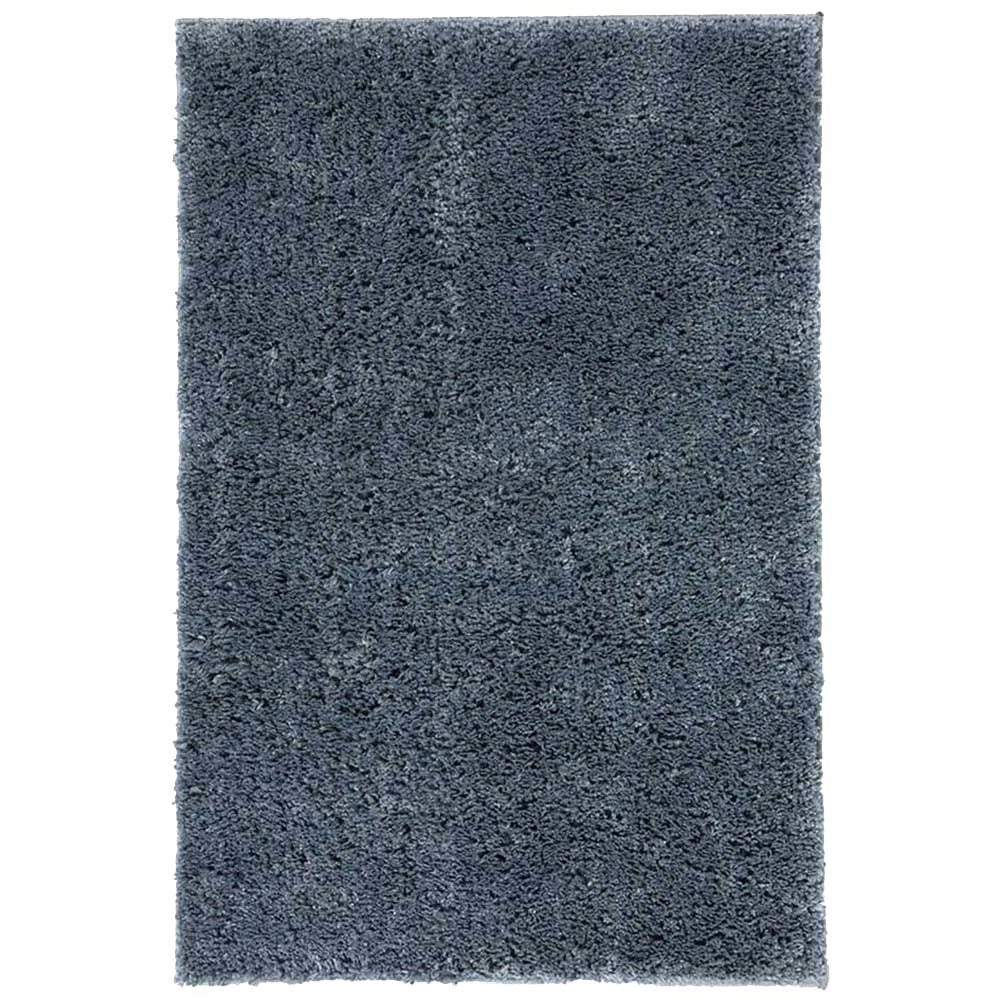 Larissa Plain Shaggy Rug in Blue by Esselle (DD)