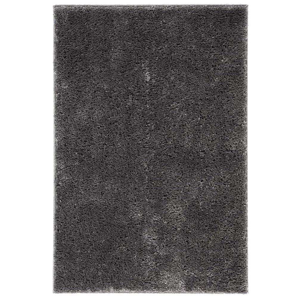 Larissa Plain Shaggy Rug in Charcoal by Esselle (DD)