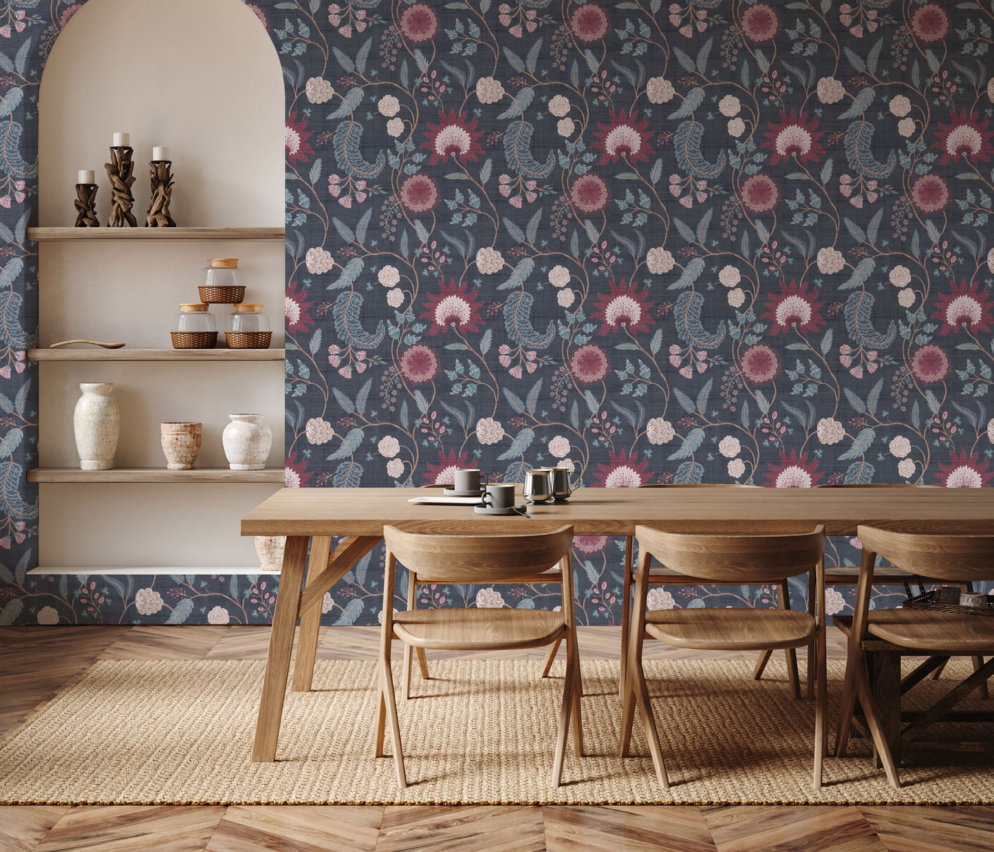 Fable Trail Navy/Berry 100017EH by Esselle Home (DD)