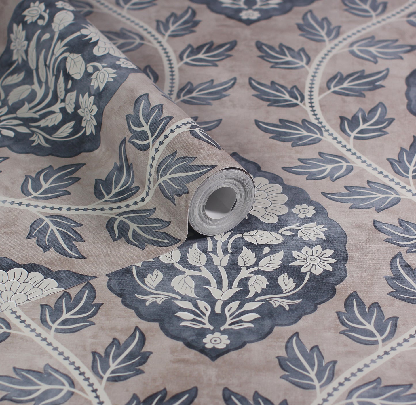 Floral Cartouche Stone Blue 100020EH by Esselle Home (DD)