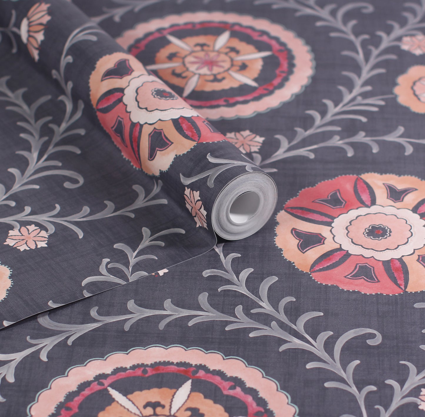 Nahlia Trail Navy/Berry 100033EH by Esselle Home (DD)