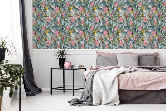 Rainforest Escape Green Pink 297905 by Arthouse (DD)