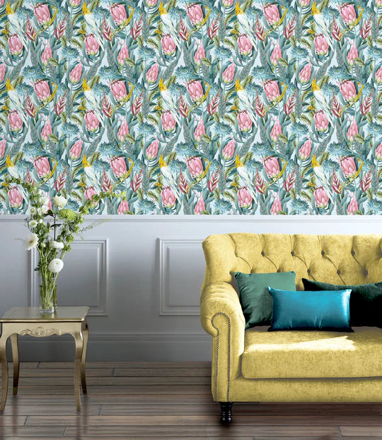 Rainforest Escape Green Pink 297905 by Arthouse (DD)
