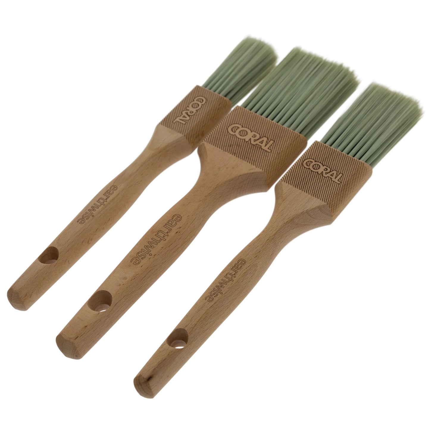 Earthwise Paint Brush set by Coral, 3 piece