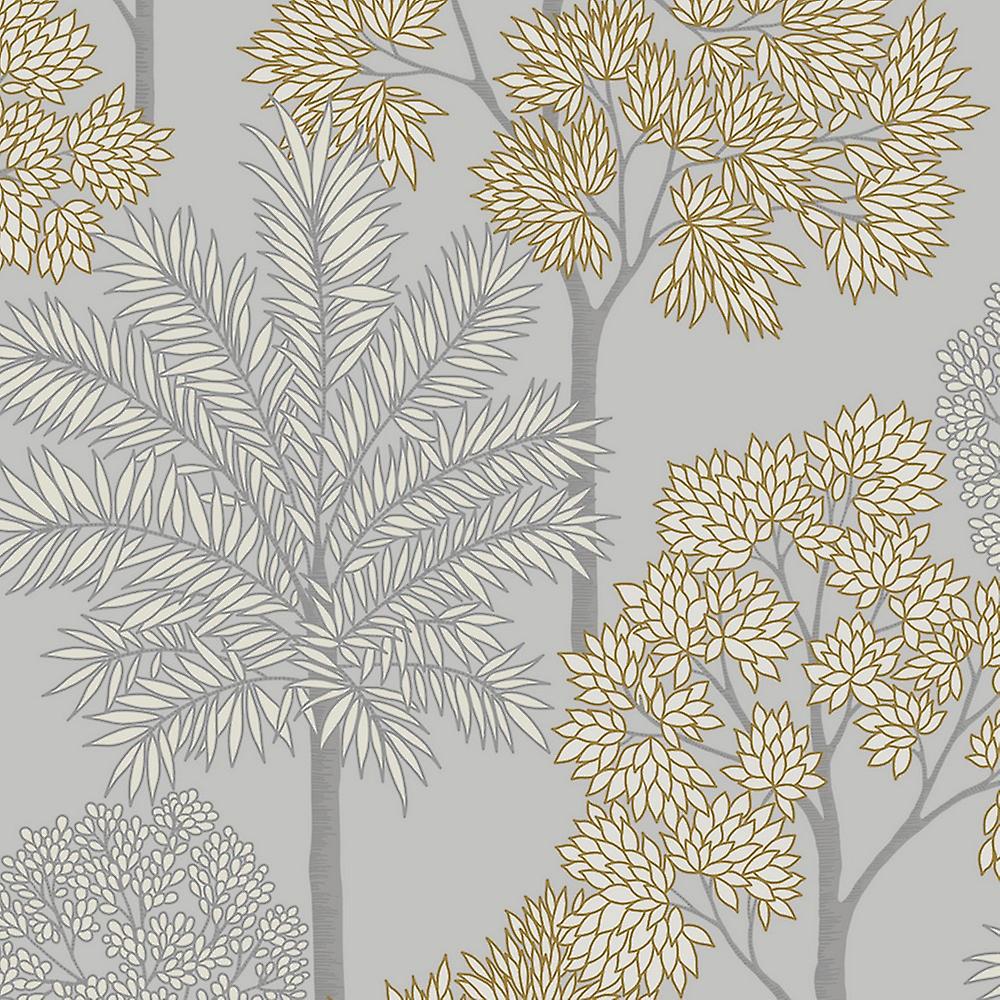 City of Palms Silver A49801 by Grandeco