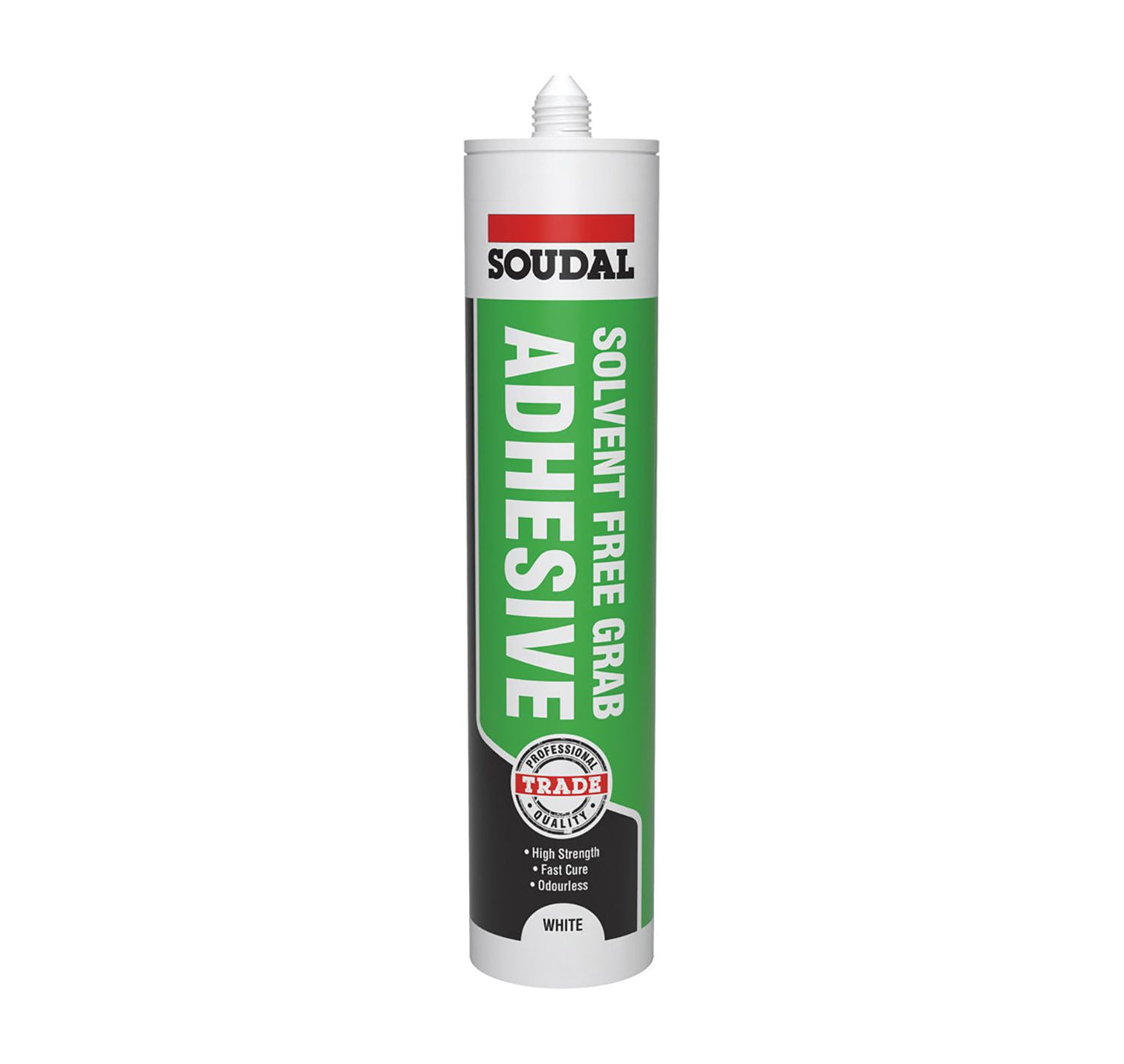 Soudal Solvent Free Grab Adhesive 290ml White