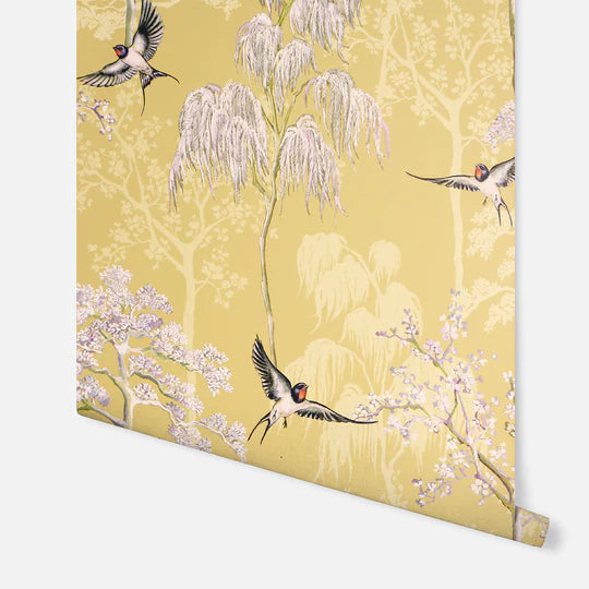 Japanese Garden Ochre 908002 by Arthouse (DD)