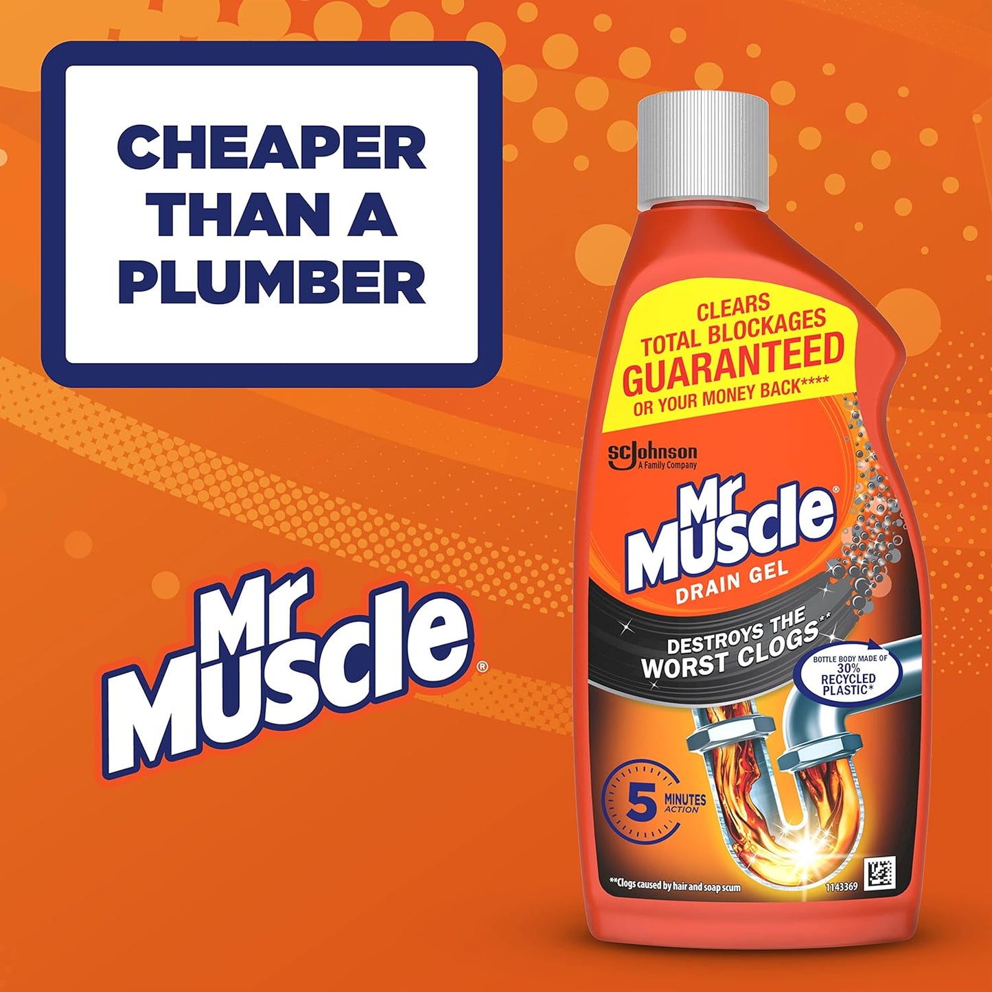 Mr Muscle Drain Gel 500ml