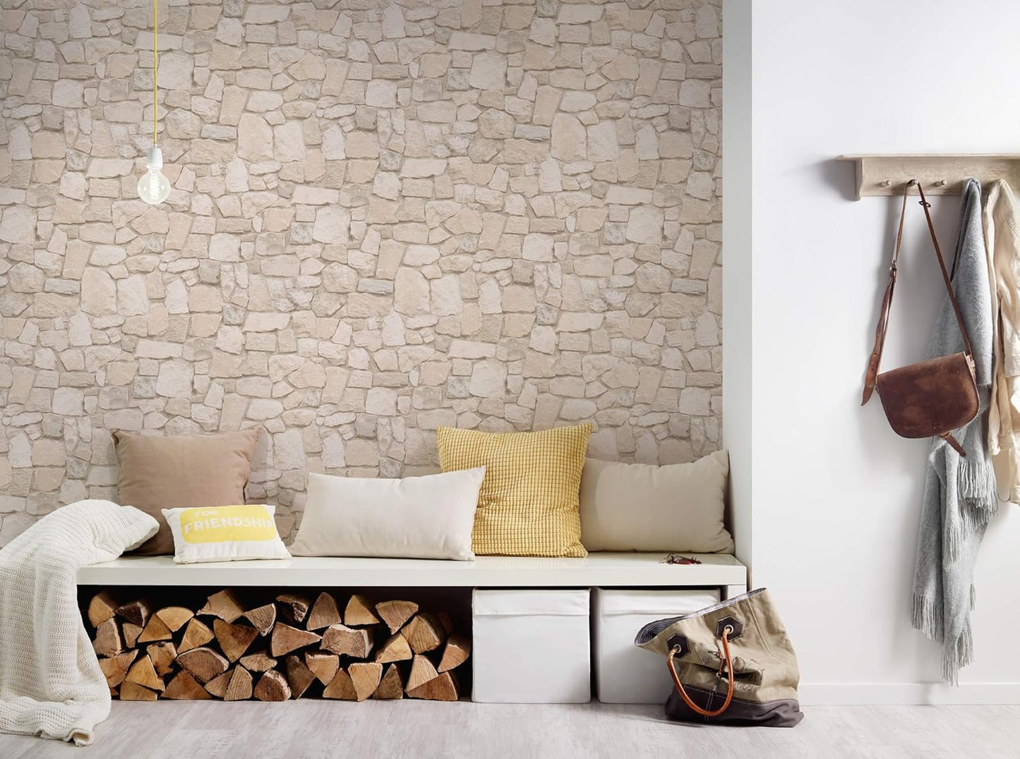 Sand Stone Beige 6924-29 By AS Creations