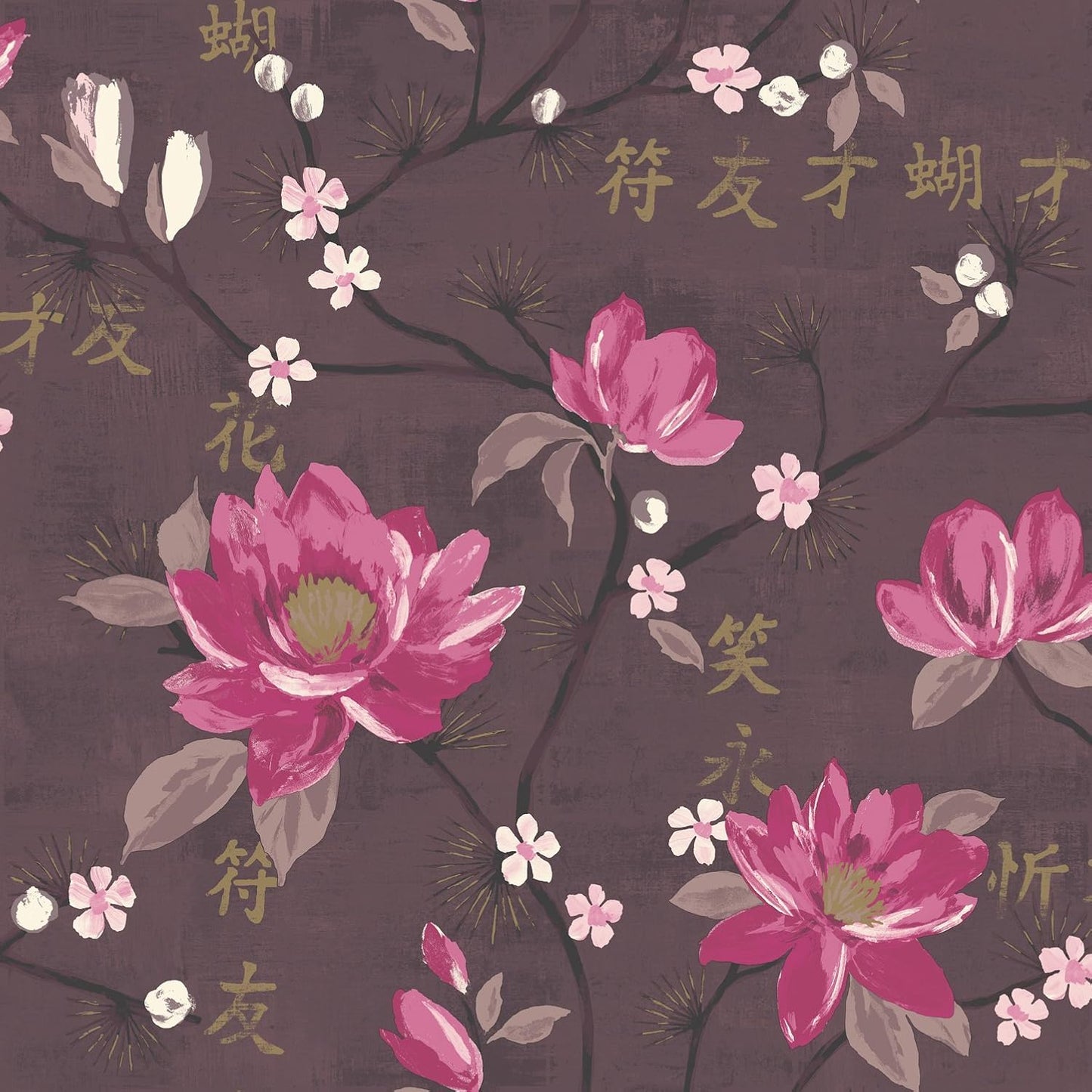 Kaori Plum/Pink 97842 by Holden Decor