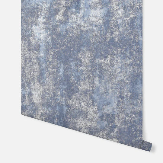 Stone Textures Navy & Silver 902108 by Arthouse