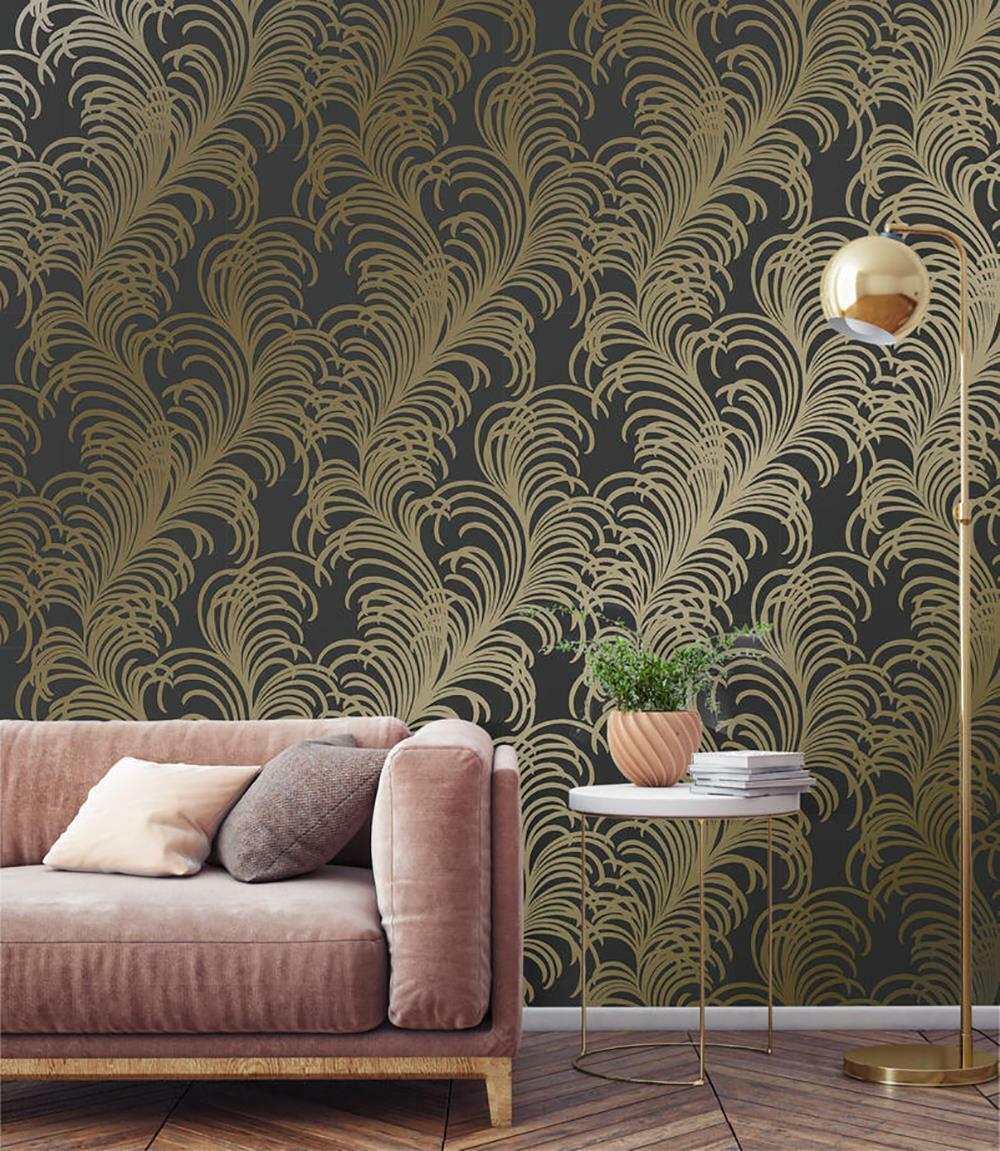 Cabaret Black A46503 by Grandeco