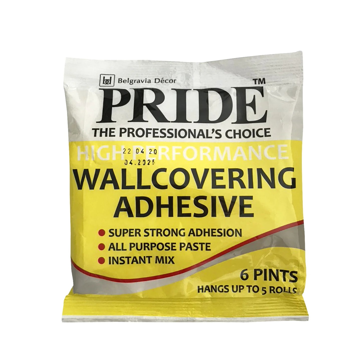 Belgravia Pride High Performance Wallcovering Adhesive 90g (6 Pint)