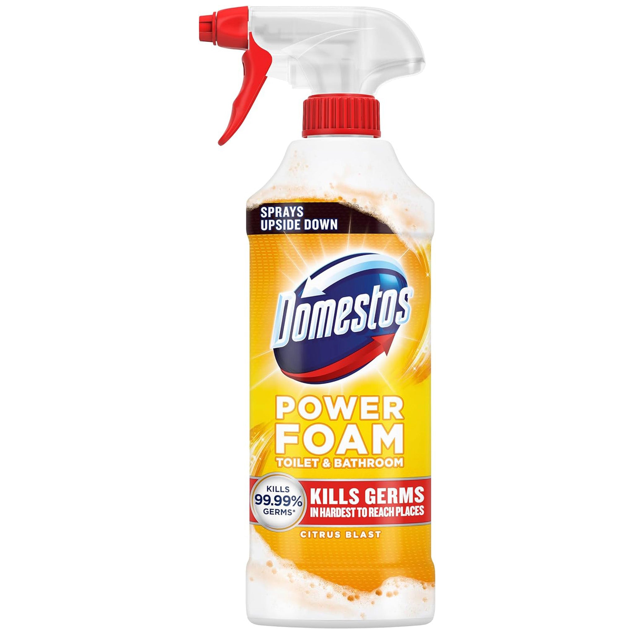 Domestos Power Foam Citrus Blast Toilet And Bathroom Cleaner 450ml Wallpaperbase