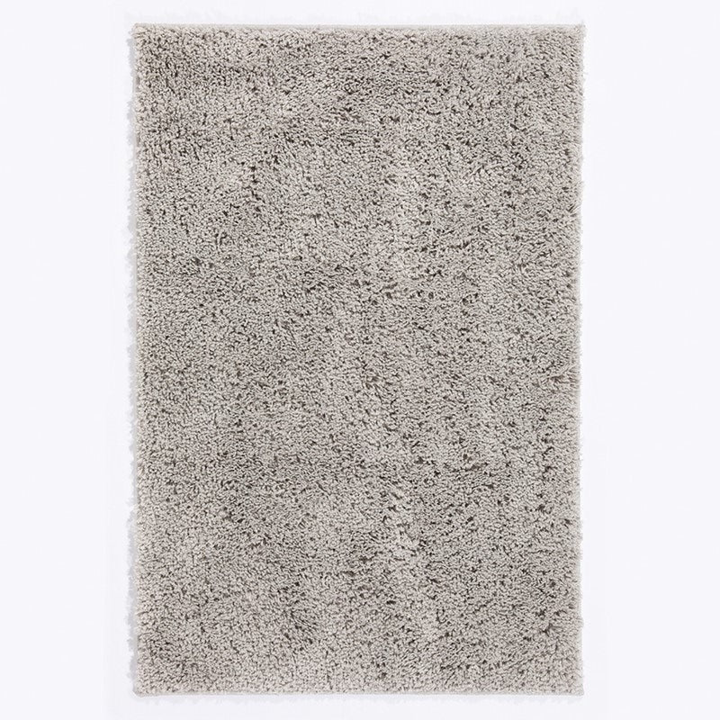 Larissa Plain Shaggy Rug in Ghost Grey by Esselle (DD)