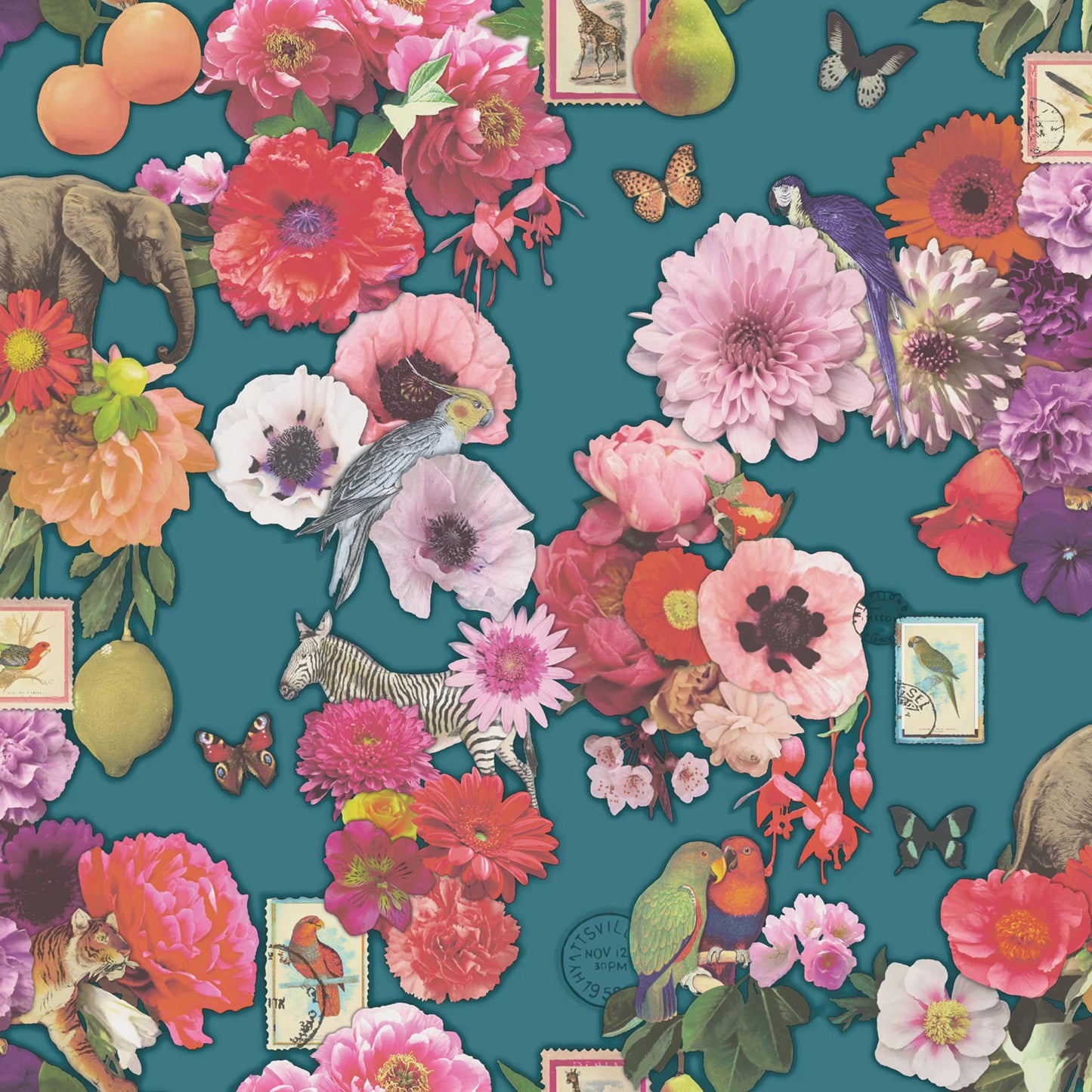 Madagascar Teal 98401 by Holden Decor