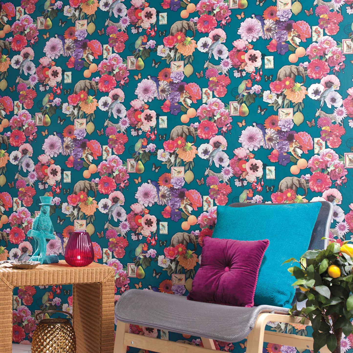Madagascar Teal 98401 by Holden Decor