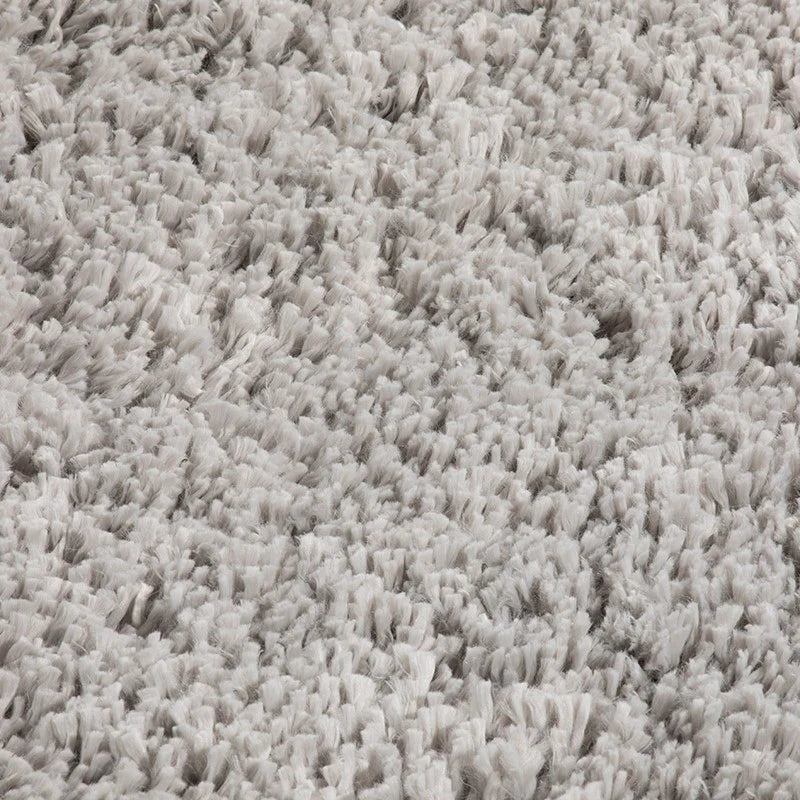 Larissa Plain Shaggy Rug in Ghost Grey by Esselle (DD)