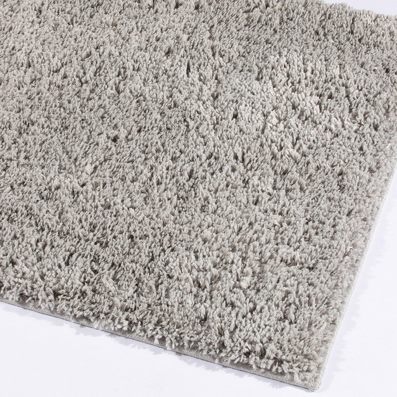 Larissa Plain Shaggy Rug in Ghost Grey by Esselle (DD)