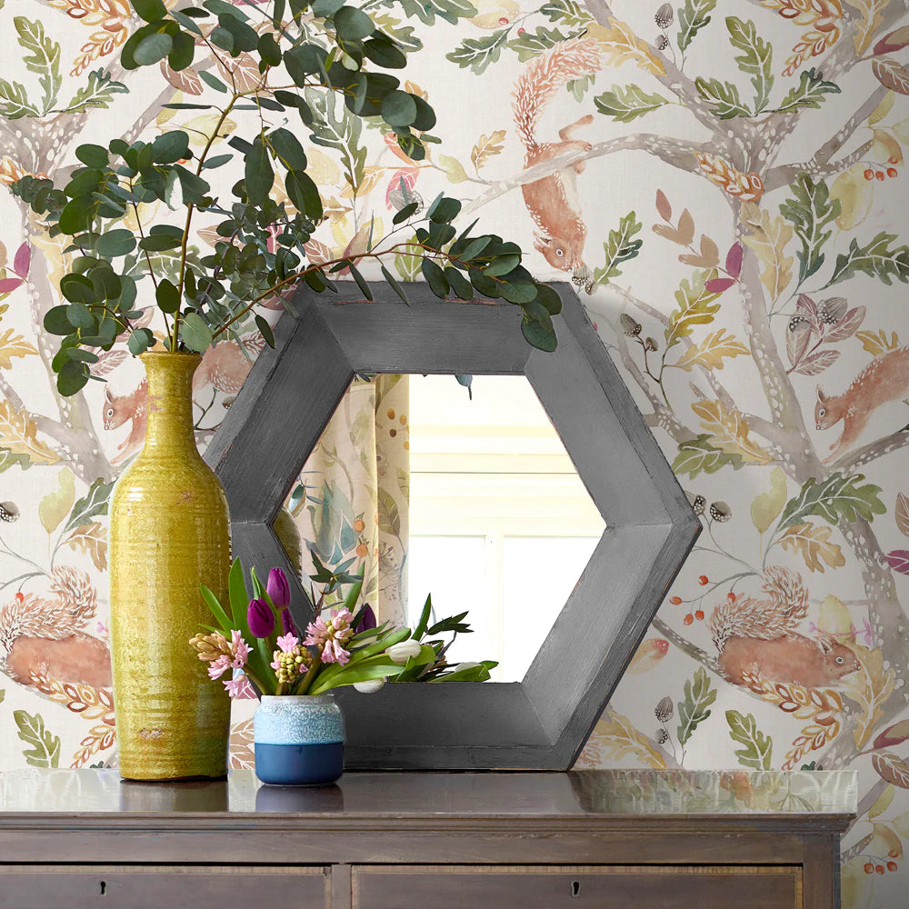 Scurry of Squirrels Auburn WA170154 by Voyage Maison, Extra Wide 1.4m (DD)