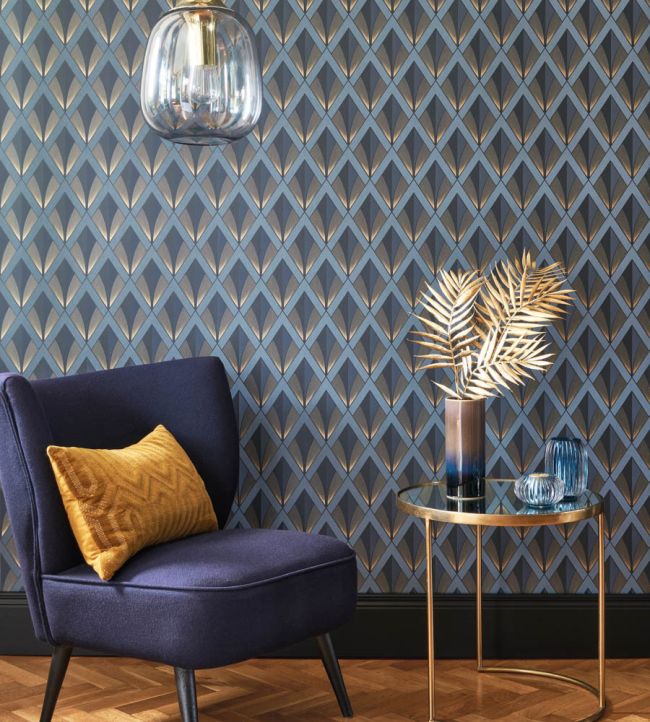 Chrysler Bleu Orage TWNT88676414 by Casadeco (DD)