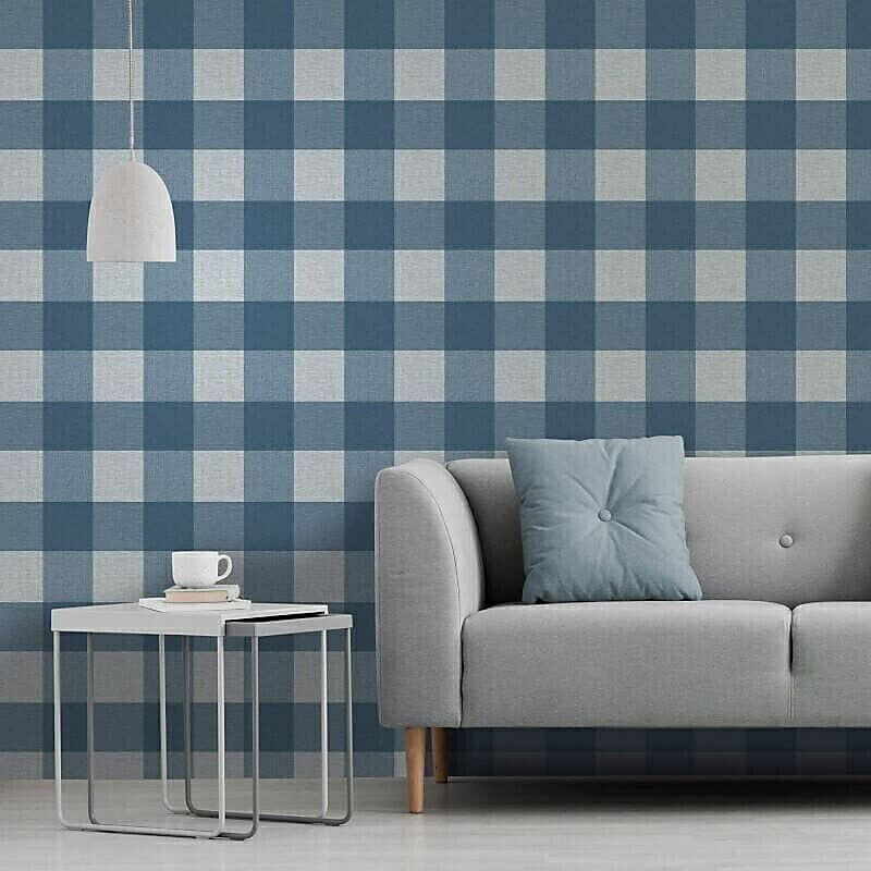 Glamorous Check Navy M1516 by Crown