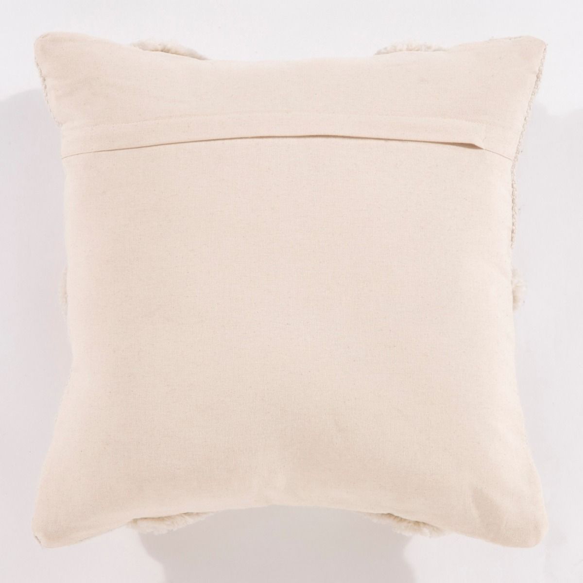 Revival Windsor Geo Tufted Cream Cushion, 45x45cm by Esselle