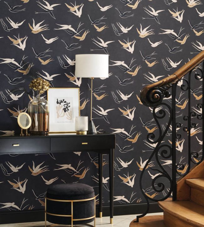 Swallow Noir Reglisse TWNT88639595 by Casadeco (DD)