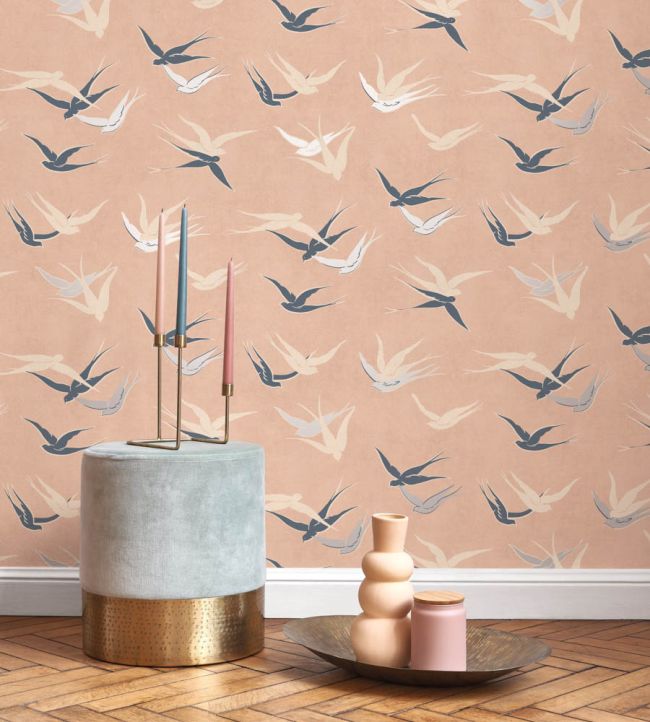 Swallow Rose Nude TWNT88634101 by Casadeco (DD)