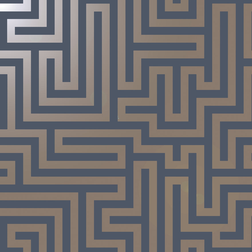 Glistening Maze Navy 12913 by Holden Decor