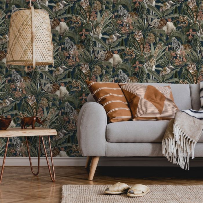 Safari Fusion Navy 13012 by Holden Decor