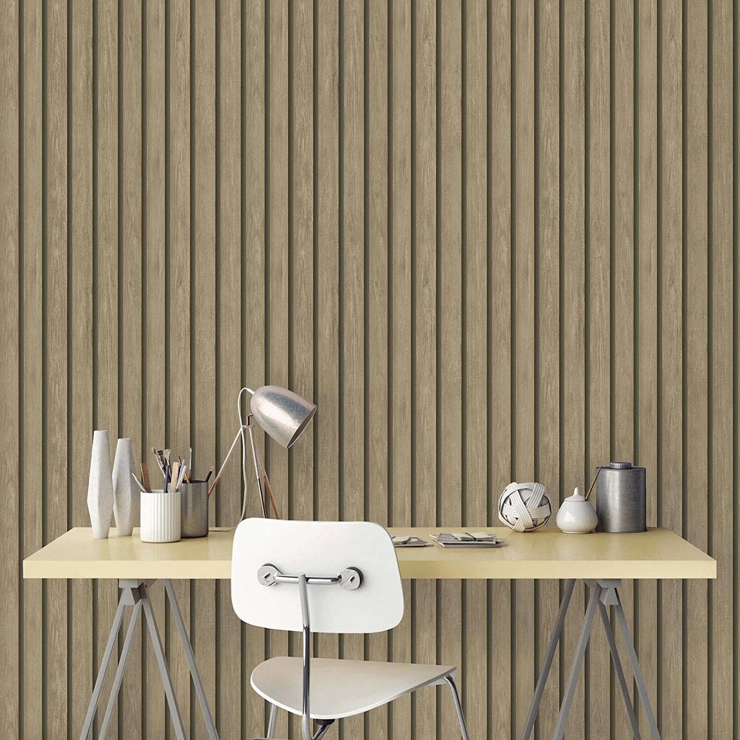 Wood Slat Light Oak 13132 by Holden Decor