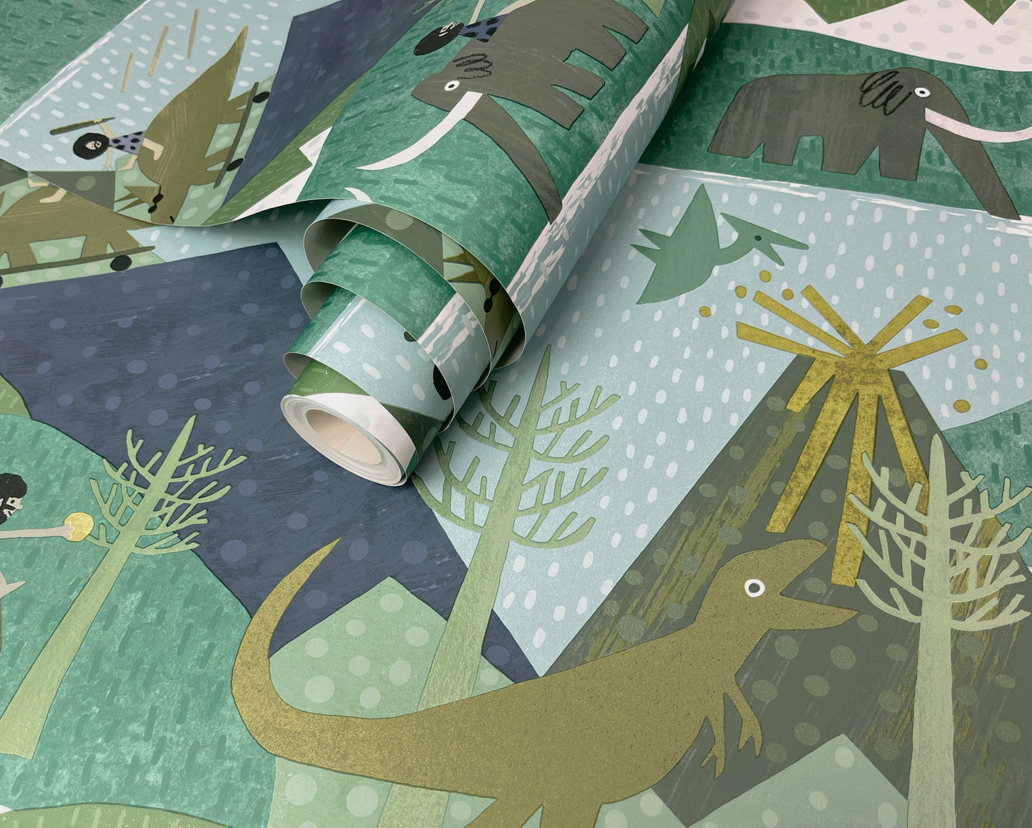 Prehistoric Teal 13261 by Holden Decor