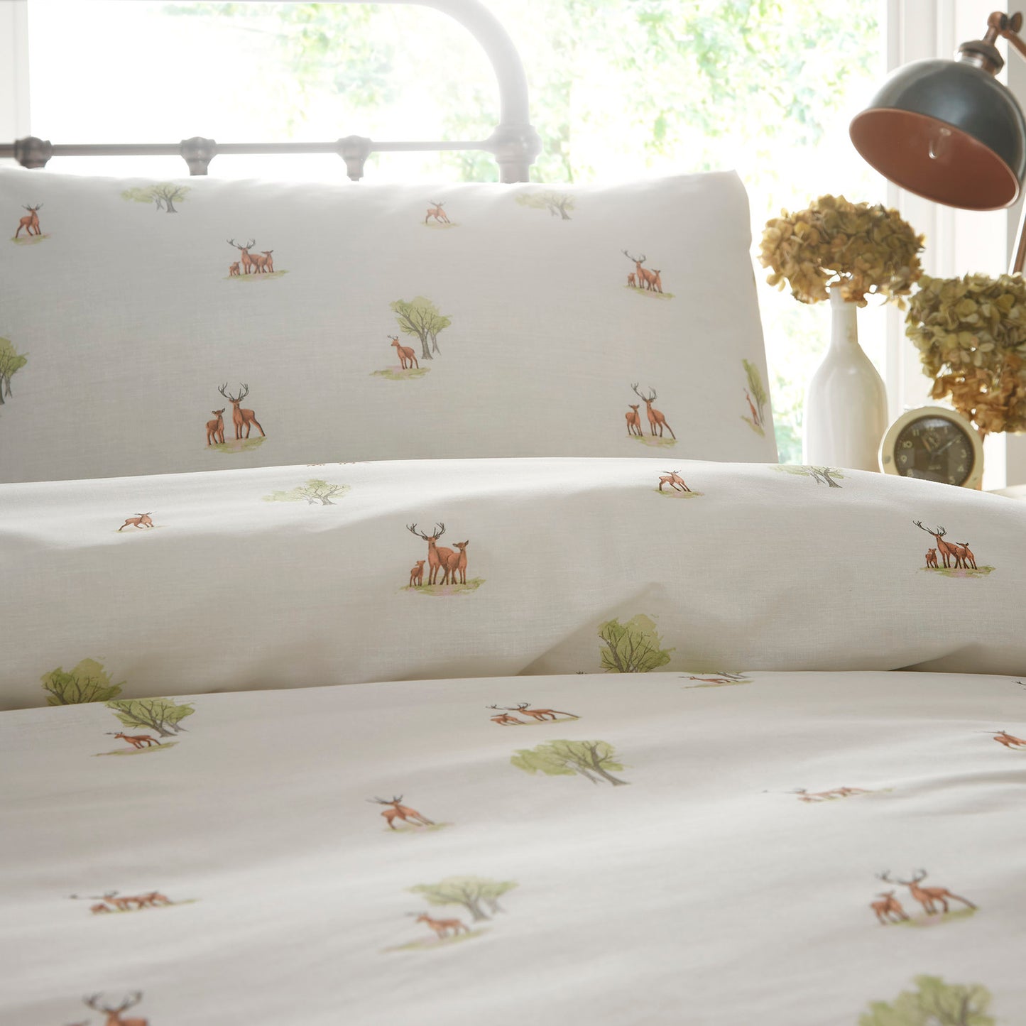 Woodland Stag Duvet Cover Set by Portfolio Home