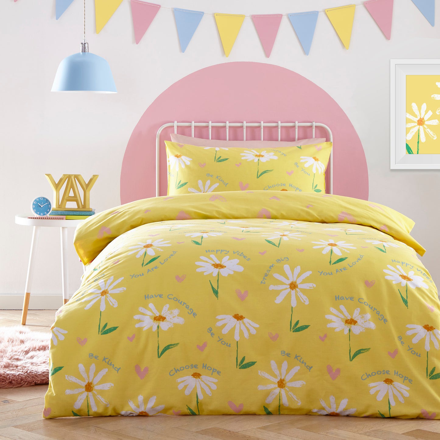 Kids Club Delightful Daisy Duvet Set by Portfolio Home