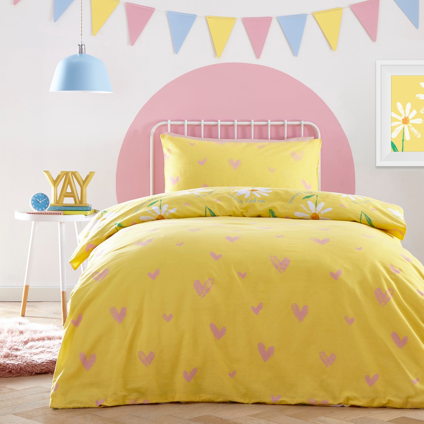 Kids Club Delightful Daisy Duvet Set by Portfolio Home