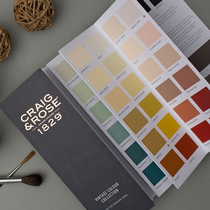 Craig & Rose 1829 Colour Card