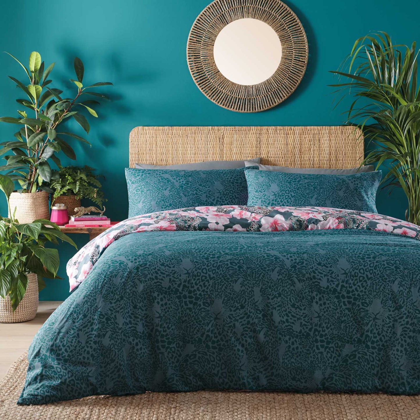 Floral Leopard Duvet Cover Set by Portfolio Home