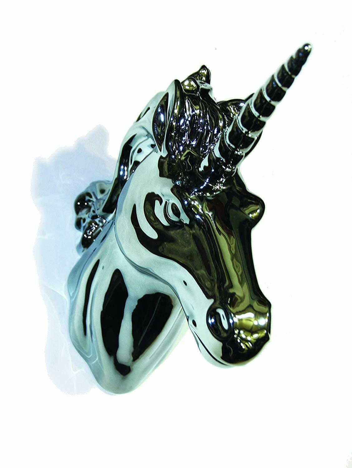 Unicorn Head Midnight Blue by Arthouse