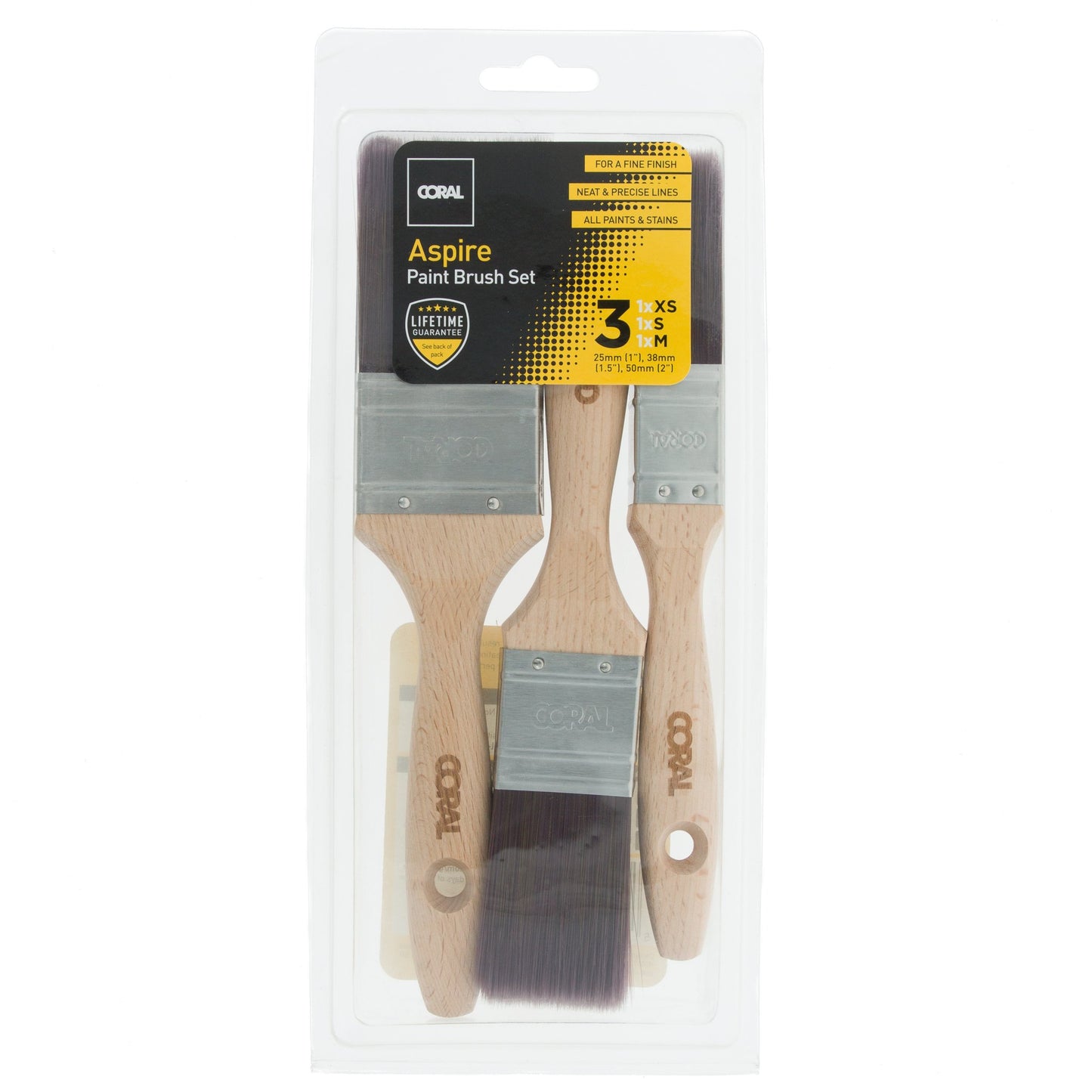 Aspire Paint Brush Set 3 piece