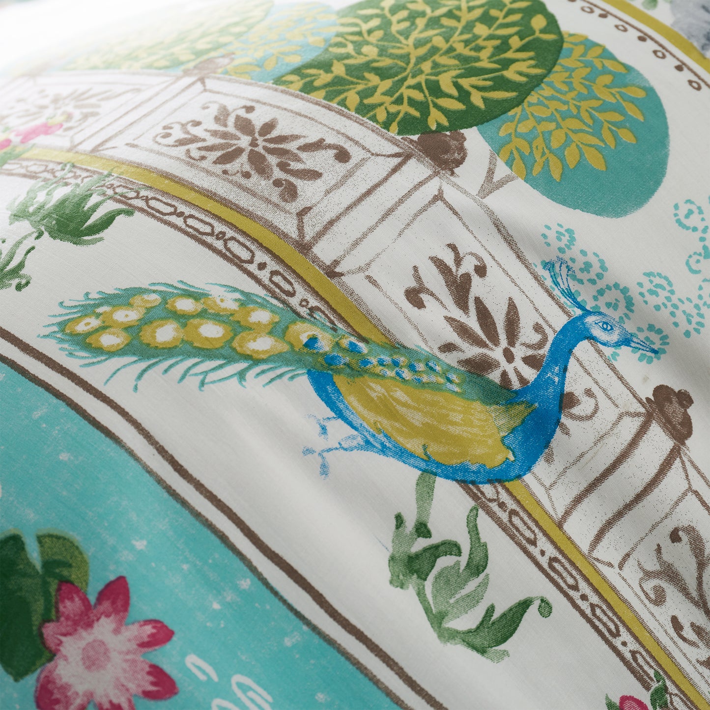 Elephant Oasis Green Duvet Cover Set by Pineapple Elephant