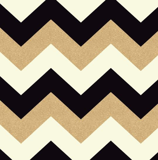 Glitterati Chevron Black/Gold 892300 by Arthouse