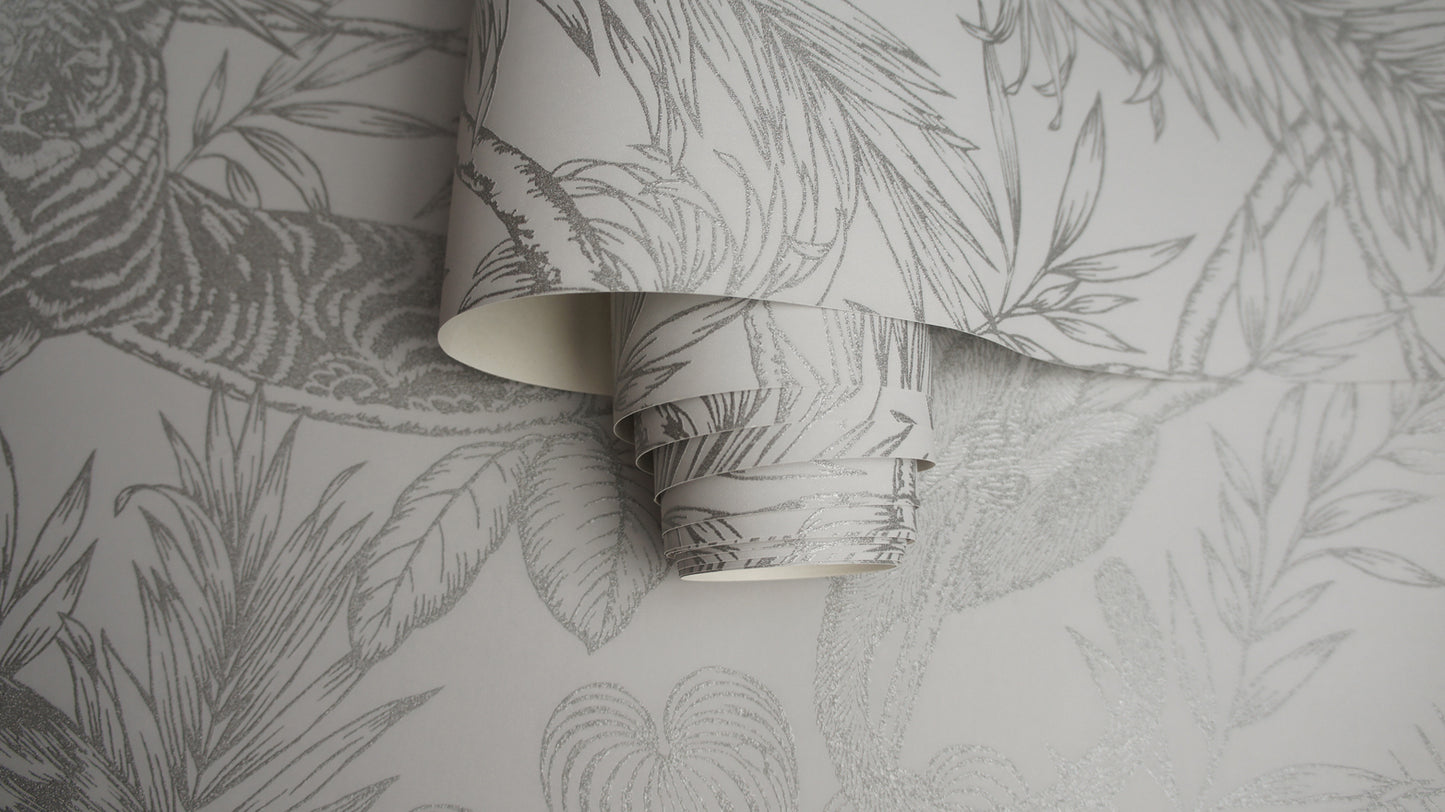 Sumatran Grey/Silver 65762 by Holden Decor
