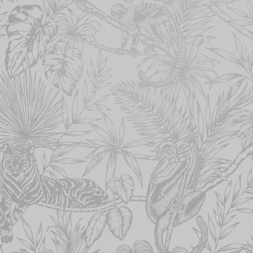 Sumatran Grey/Silver 65762 by Holden Decor