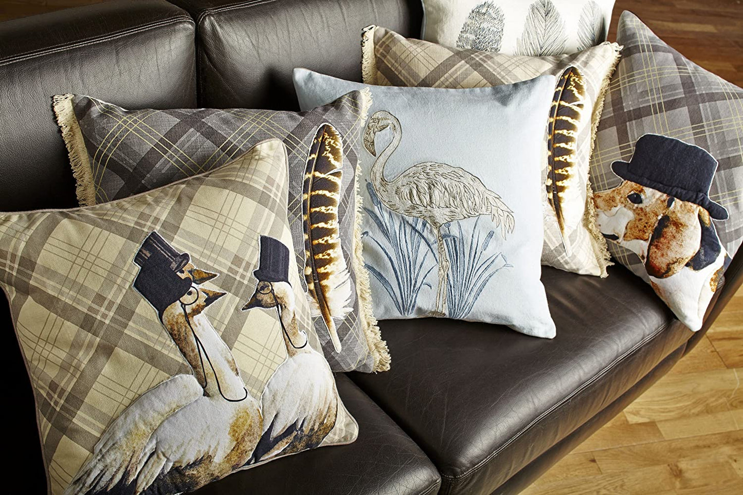 Embroided Dog Cushion by Arthouse