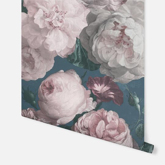 Highgrove Floral Teal 909301 by Arthouse