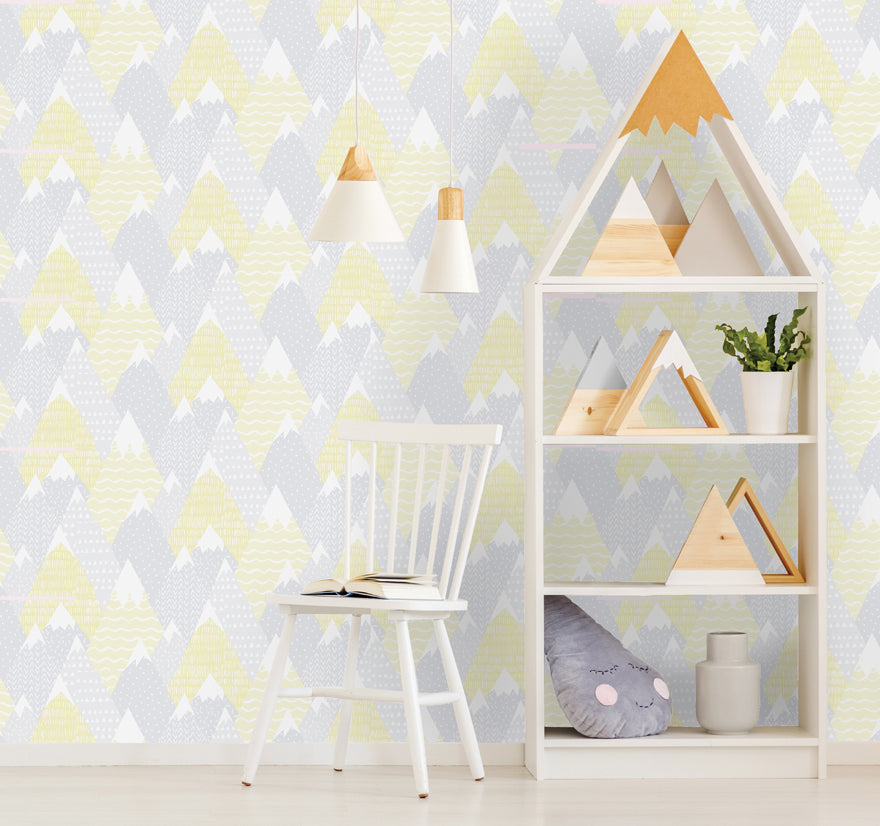 Mountains Yellow 91050 by Holden Decor