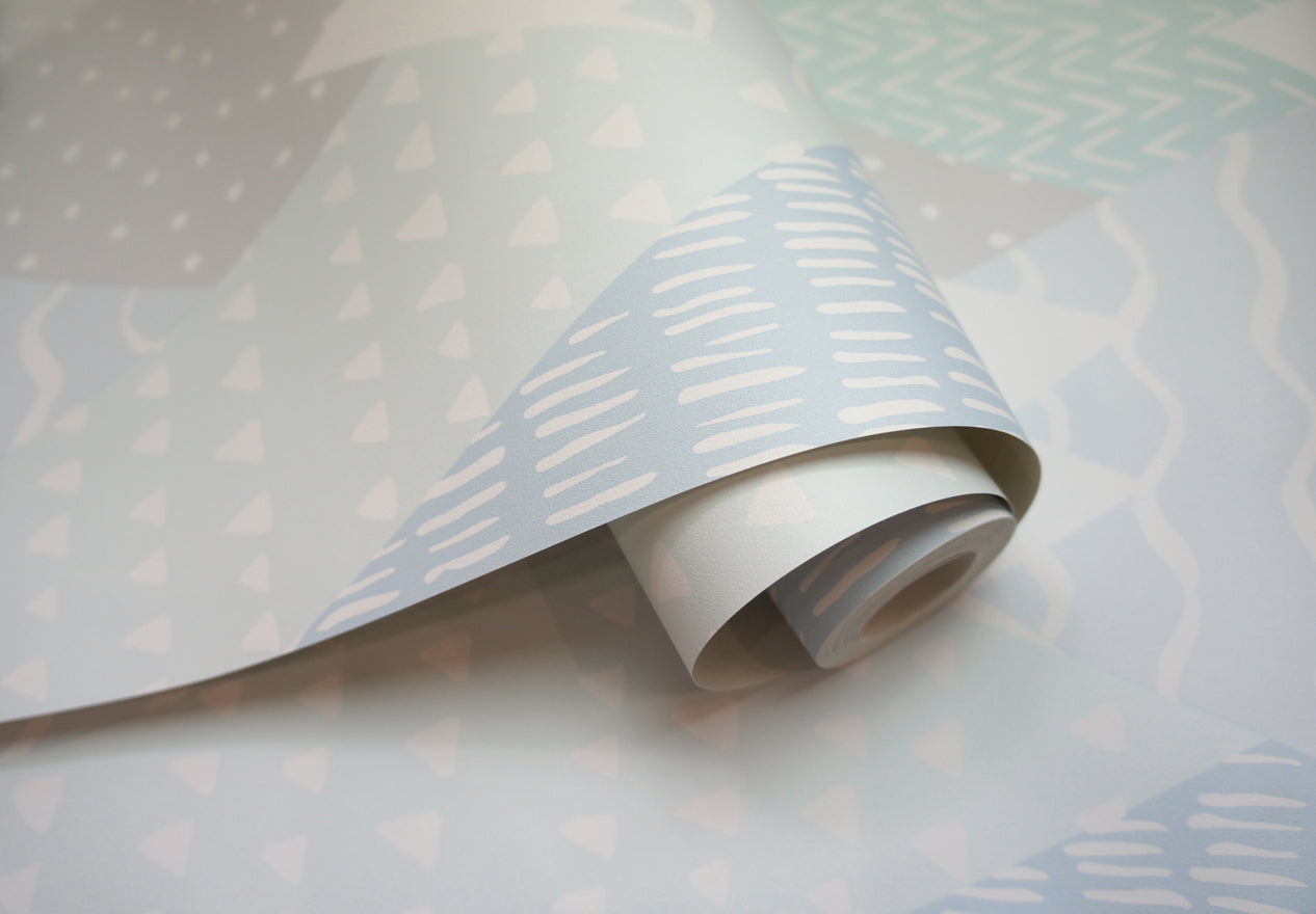 Mountains Teal 91052 by Holden Decor