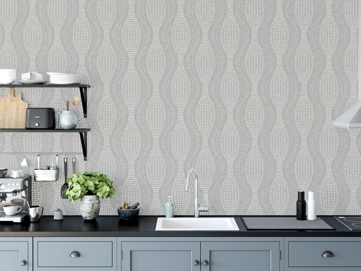 Calico Dot Grey 921000 by Arthouse